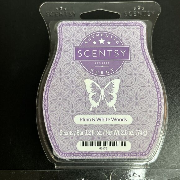 Scentsy Wax Bars Lot Key Lime & Grapefruit - Plum & White Woods - Blooming Marve - Picture 4 of 5